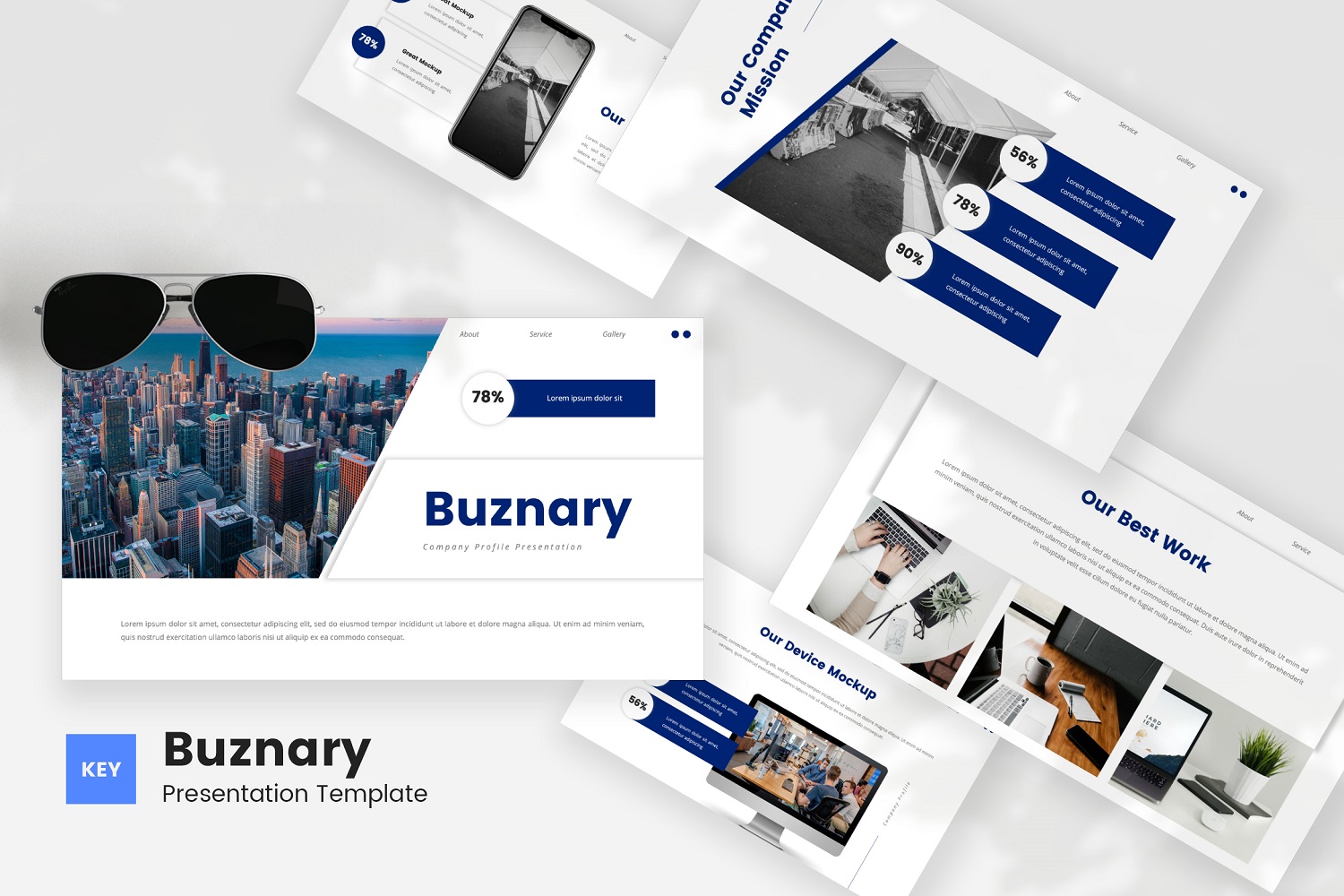 Buznary — Company Profile Keynote Template