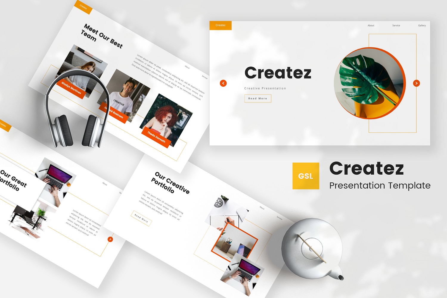 Createz — Creative Google Slides Template