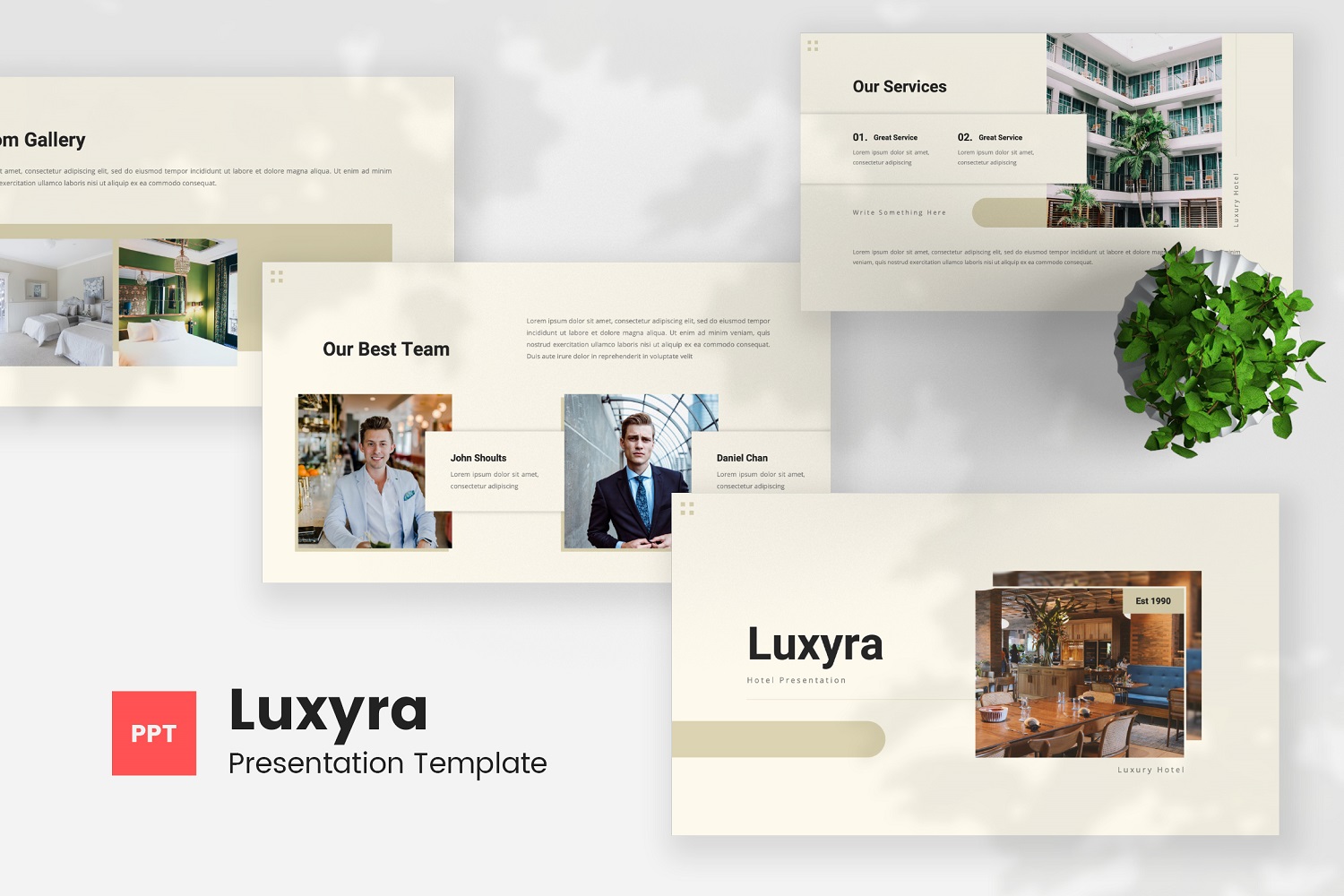 Luxyra - Hotel Keynote Template