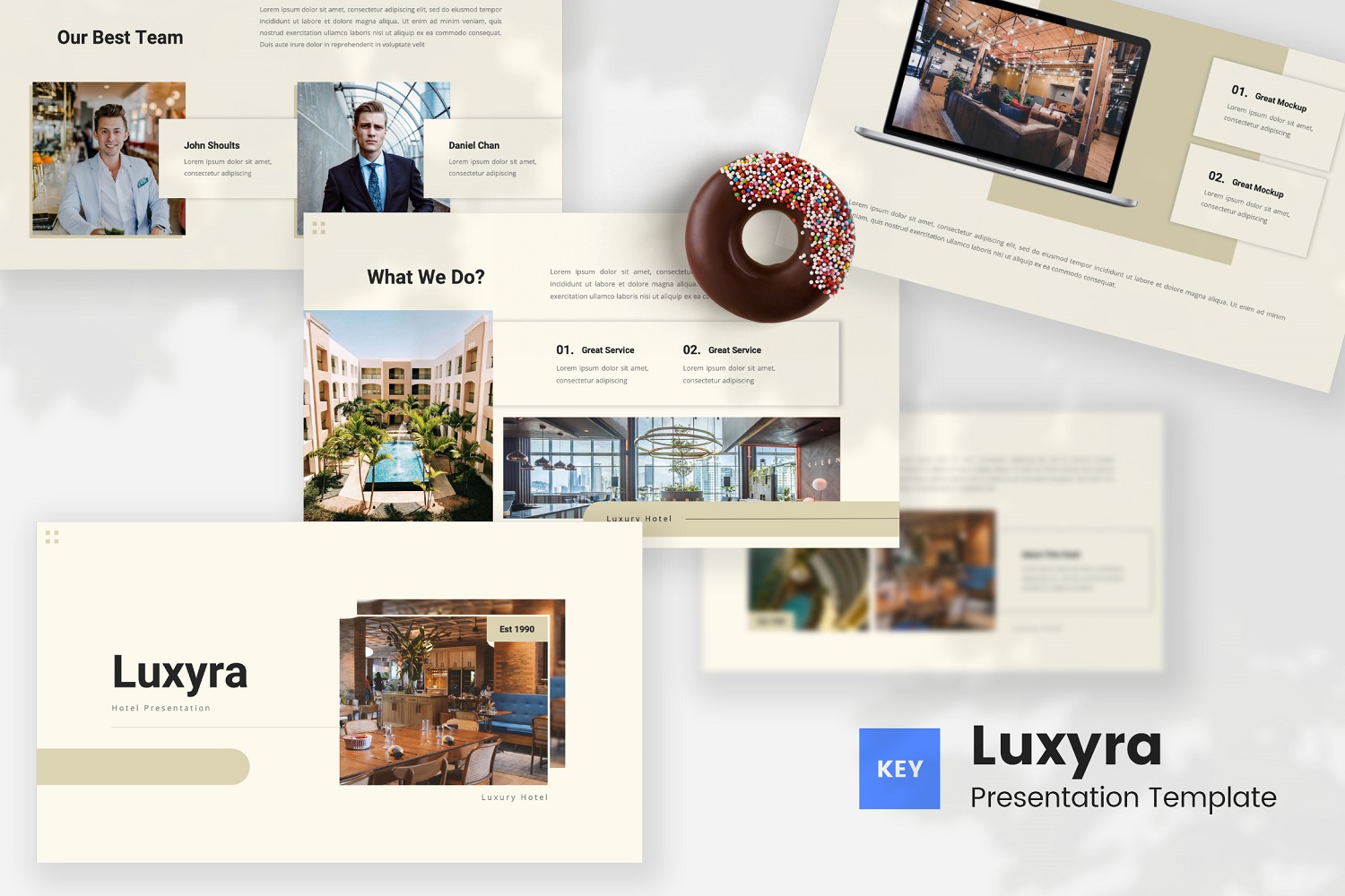 Luxyra - Hotel Google Slides Template