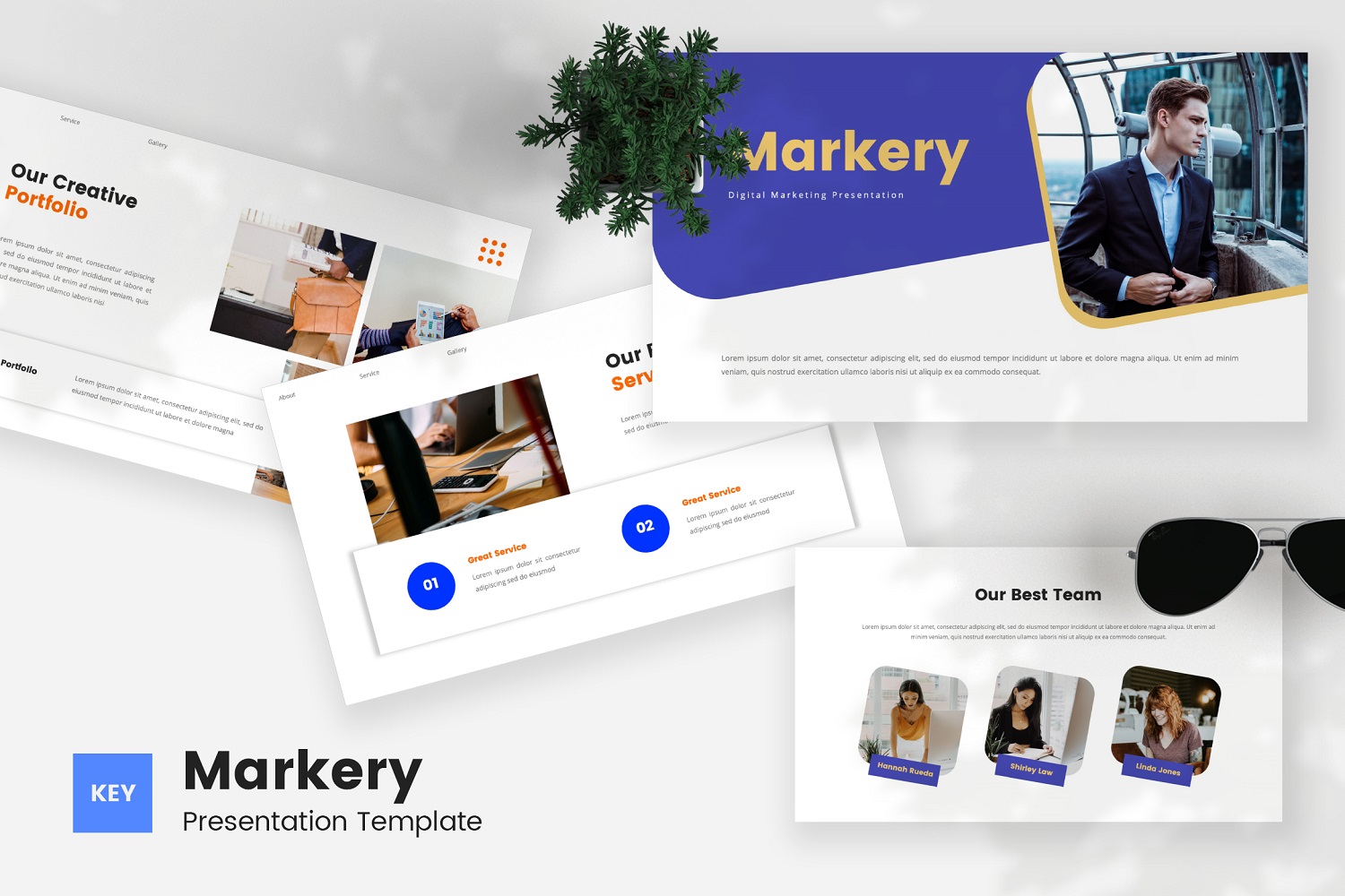 Markery — Digital Marketing Keynote Template