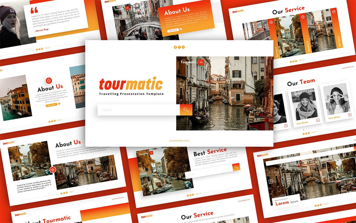 Tourmatic Travelling  Multipurpose PowerPoint Presentation Template