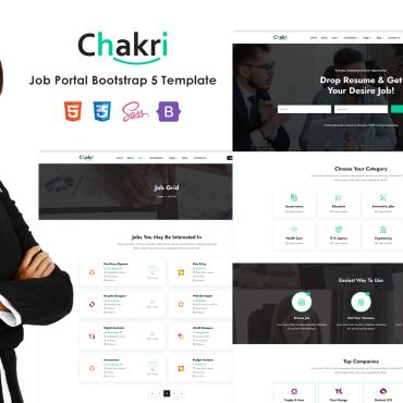 Portal Chakri Responsive Website Templates 223097