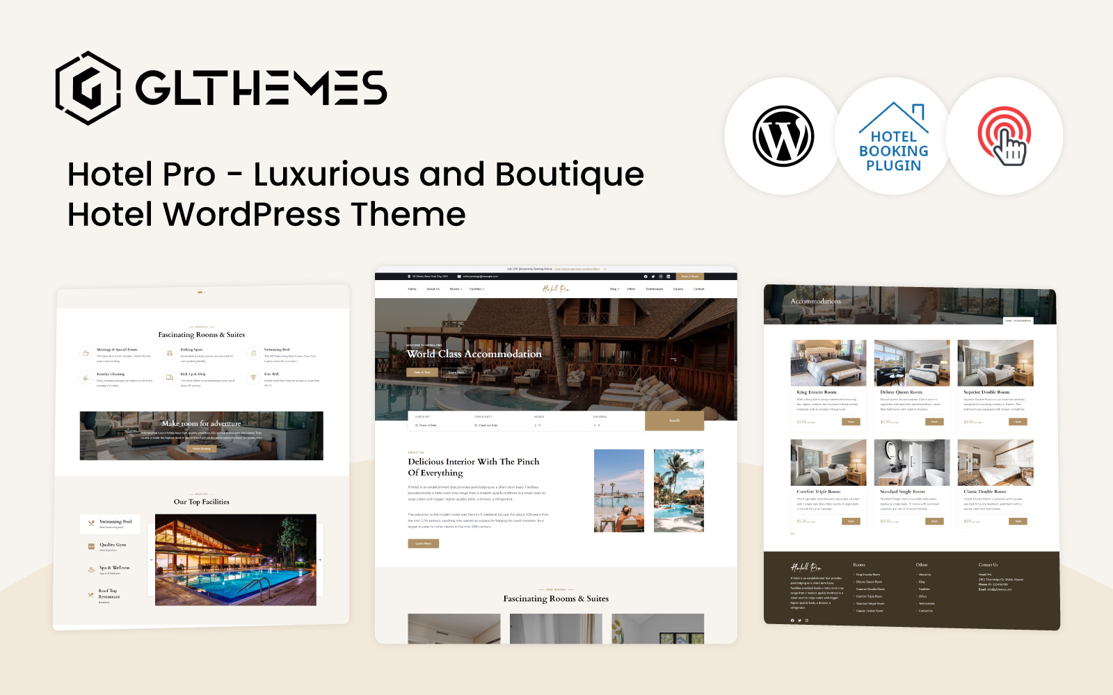 Hotell Pro - Luxurious and Boutique Hotel WordPress Theme