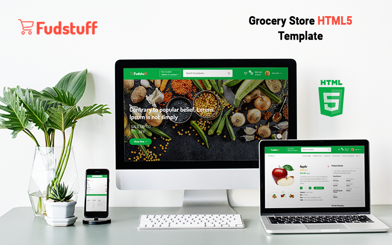 Multipurpose Grocery Store Shop Ecommerce HTML Template