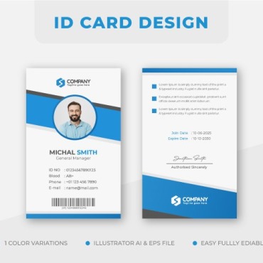 Id Card Corporate Identity 223284