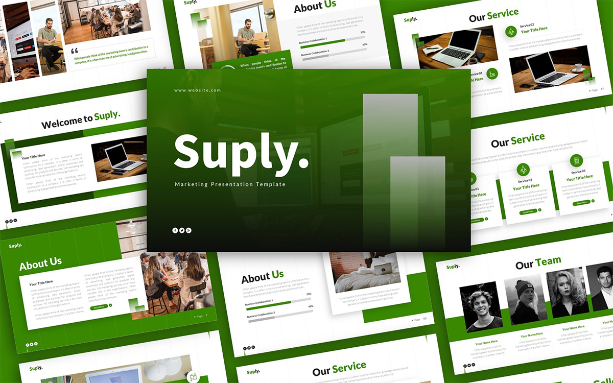 Suply Marketing Multipurpose PowerPoint Presentation Template