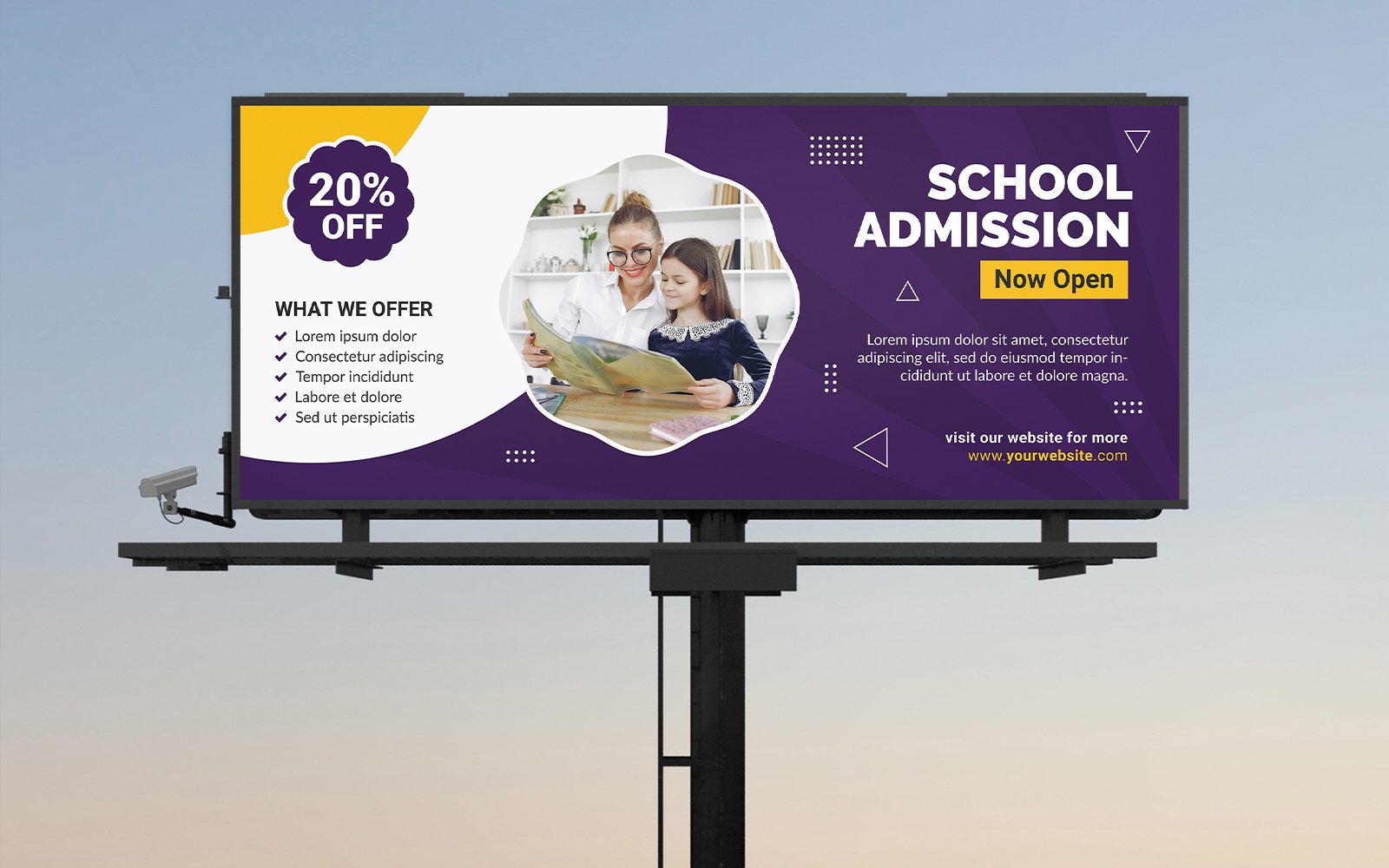 Creative School Billboard Templates