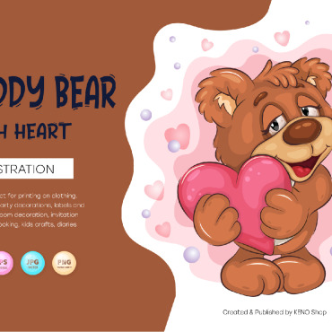 Bear Cartoon Vectors Templates 223561