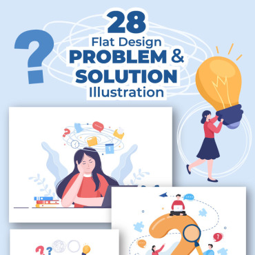 Problem Business Illustrations Templates 223627