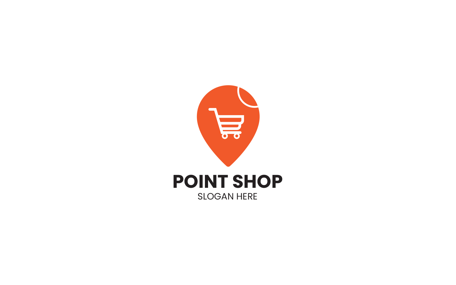 Point Shop Logo Design Template
