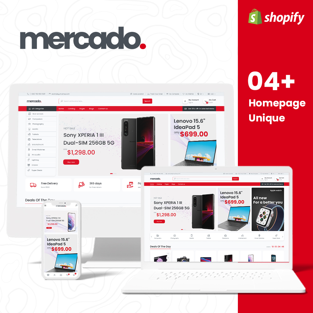 Mercado - Multipurpose Responsive Shopify Theme