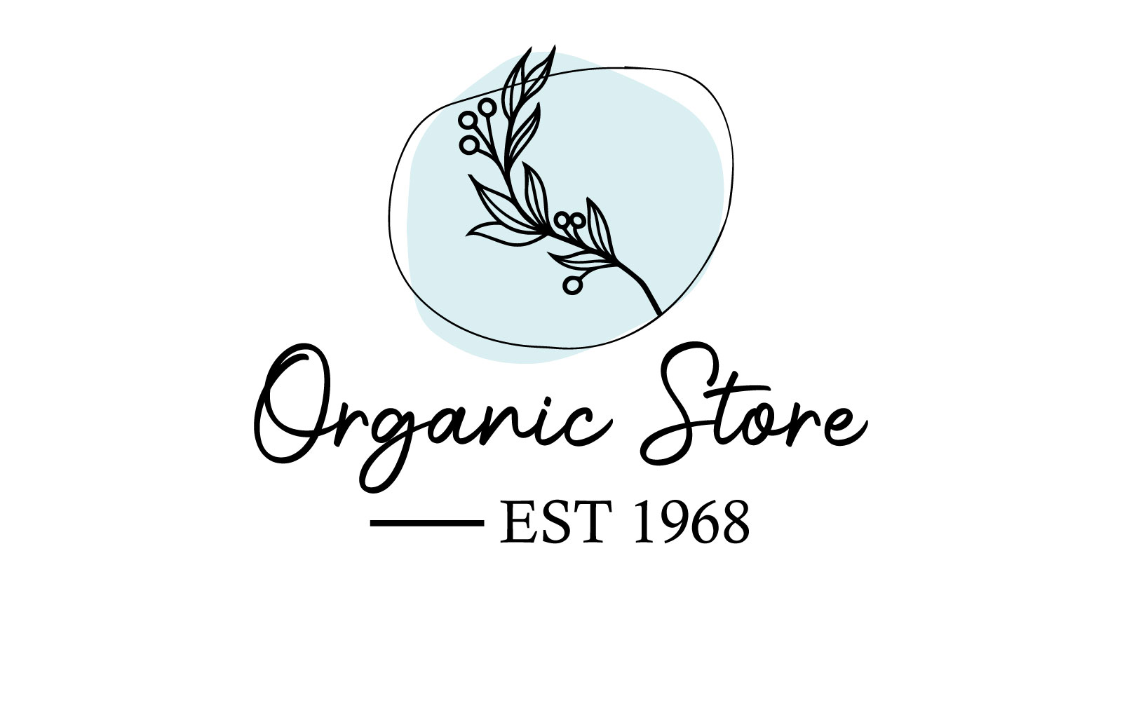 Organic Store Logo Template