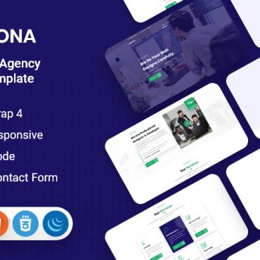 Agency Bootstrap Responsive Website Templates 224086