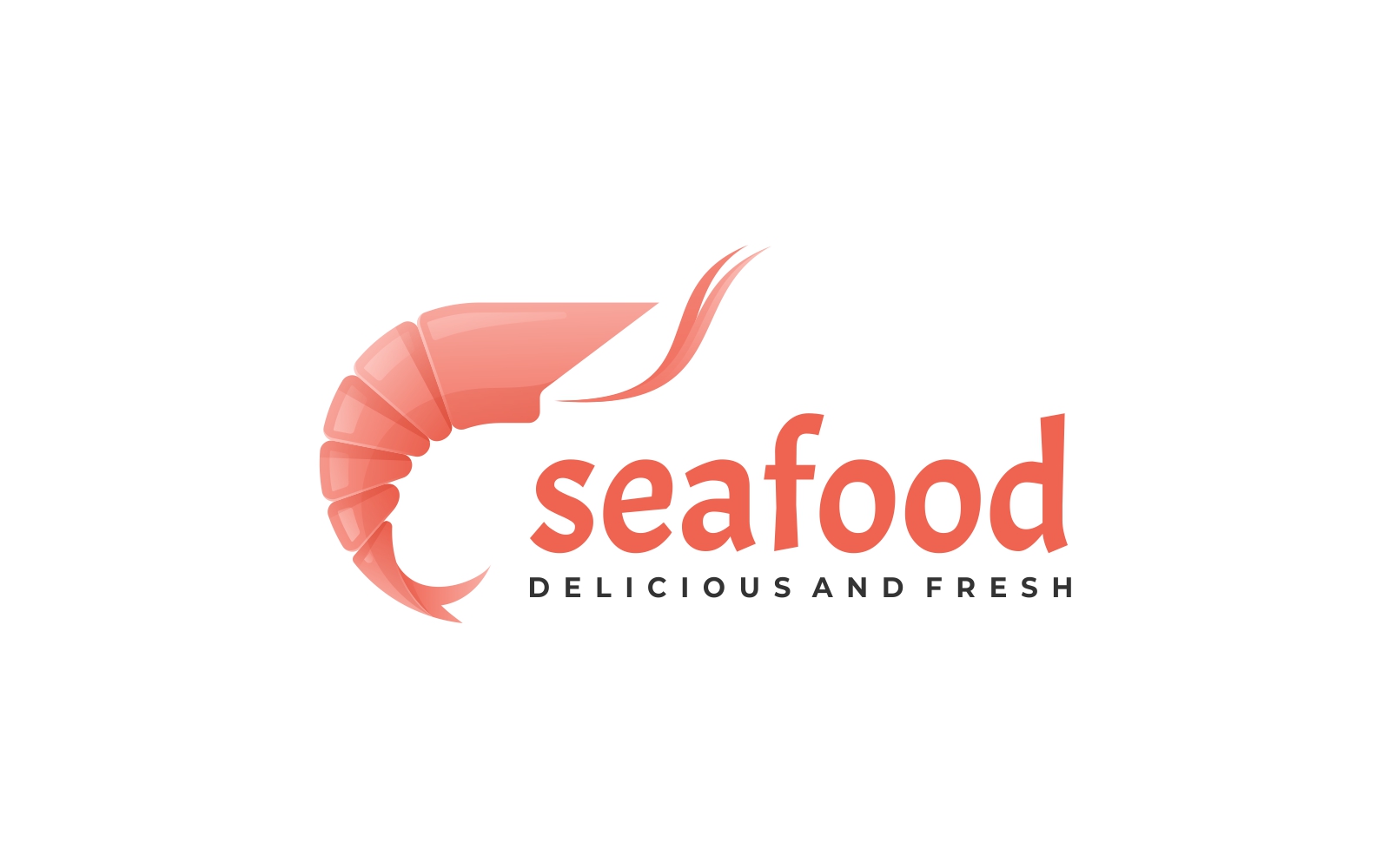 Seafood Gradient Logo Style