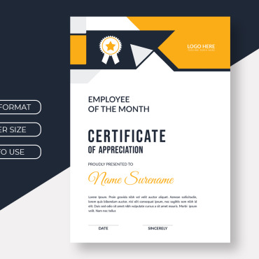 Theme Graphic Certificate Templates 224202