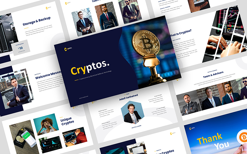 Cryptos - Cryptocurrency and Blockchain Keynote Template