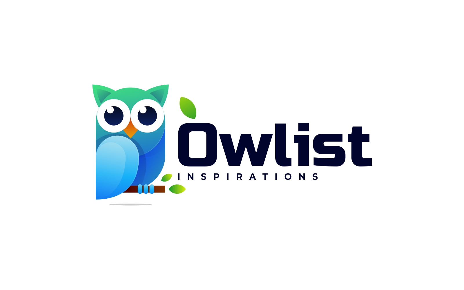 Vector Owl Bird Gradient Logo