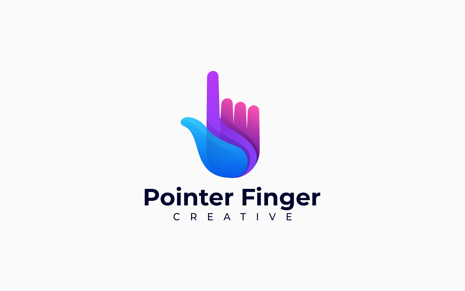 Finger Gradient Colorful Logo