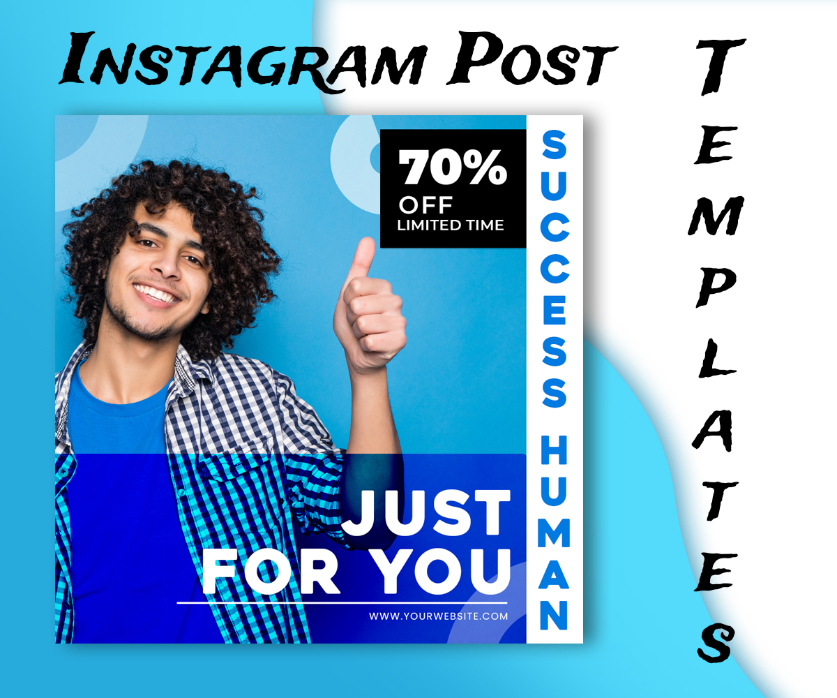 Corporate Instagram Post Template Social Media Graphic