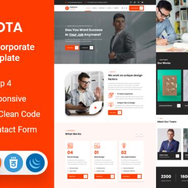 Bootstrap Business Responsive Website Templates 224551