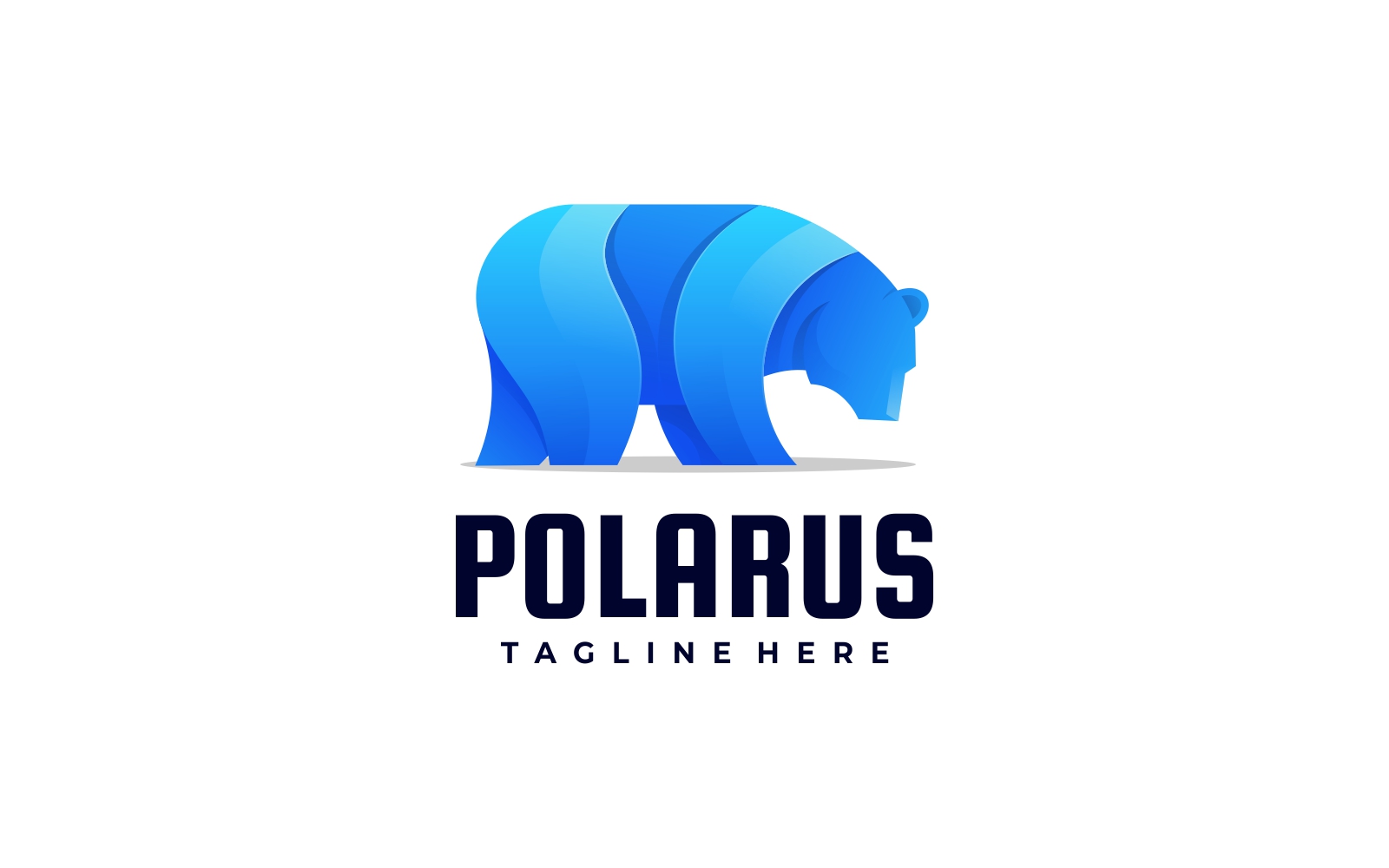 Polar Gradient Logo Design