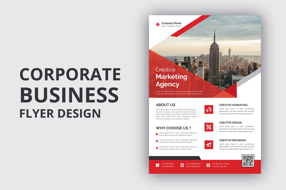 Creative Marketing Flyer Design Template