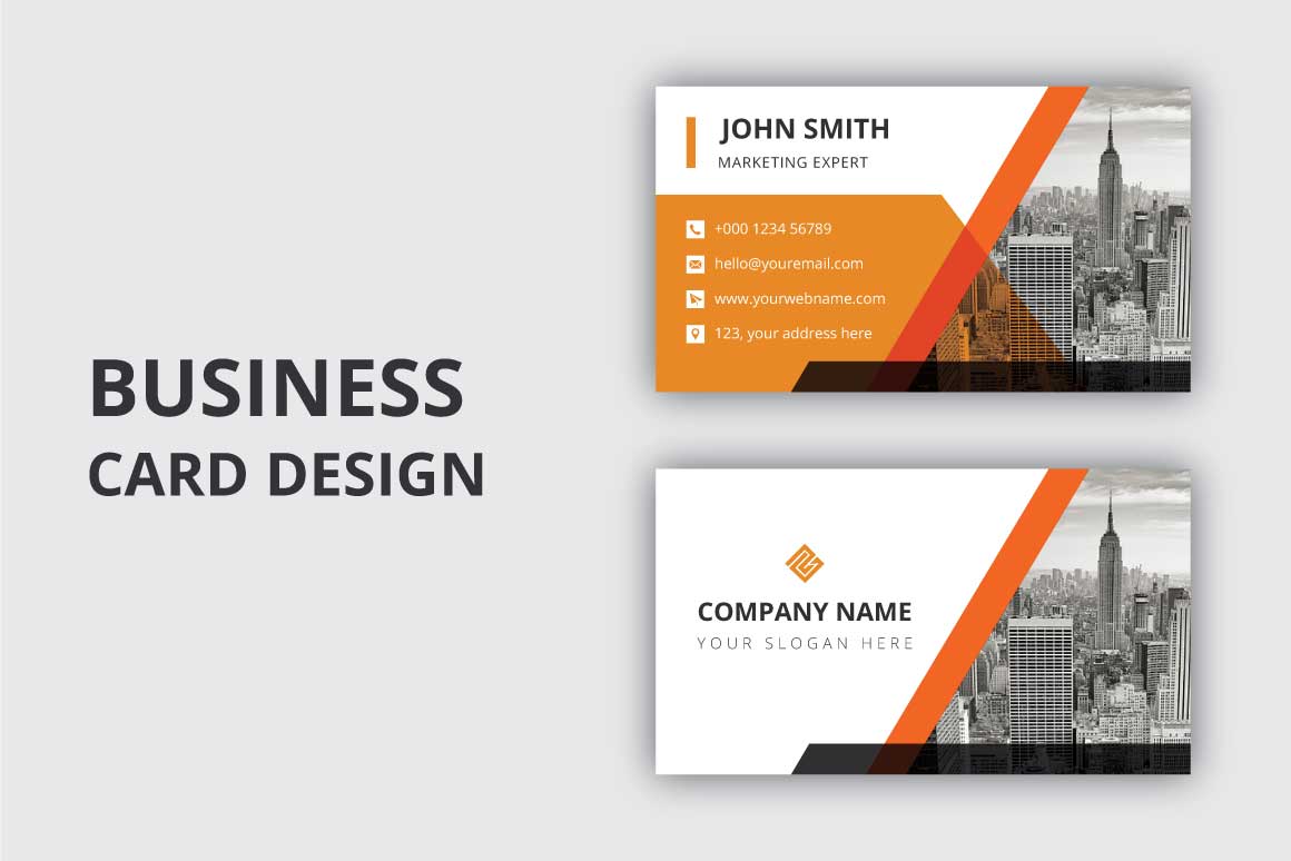 Clean Business Card Design