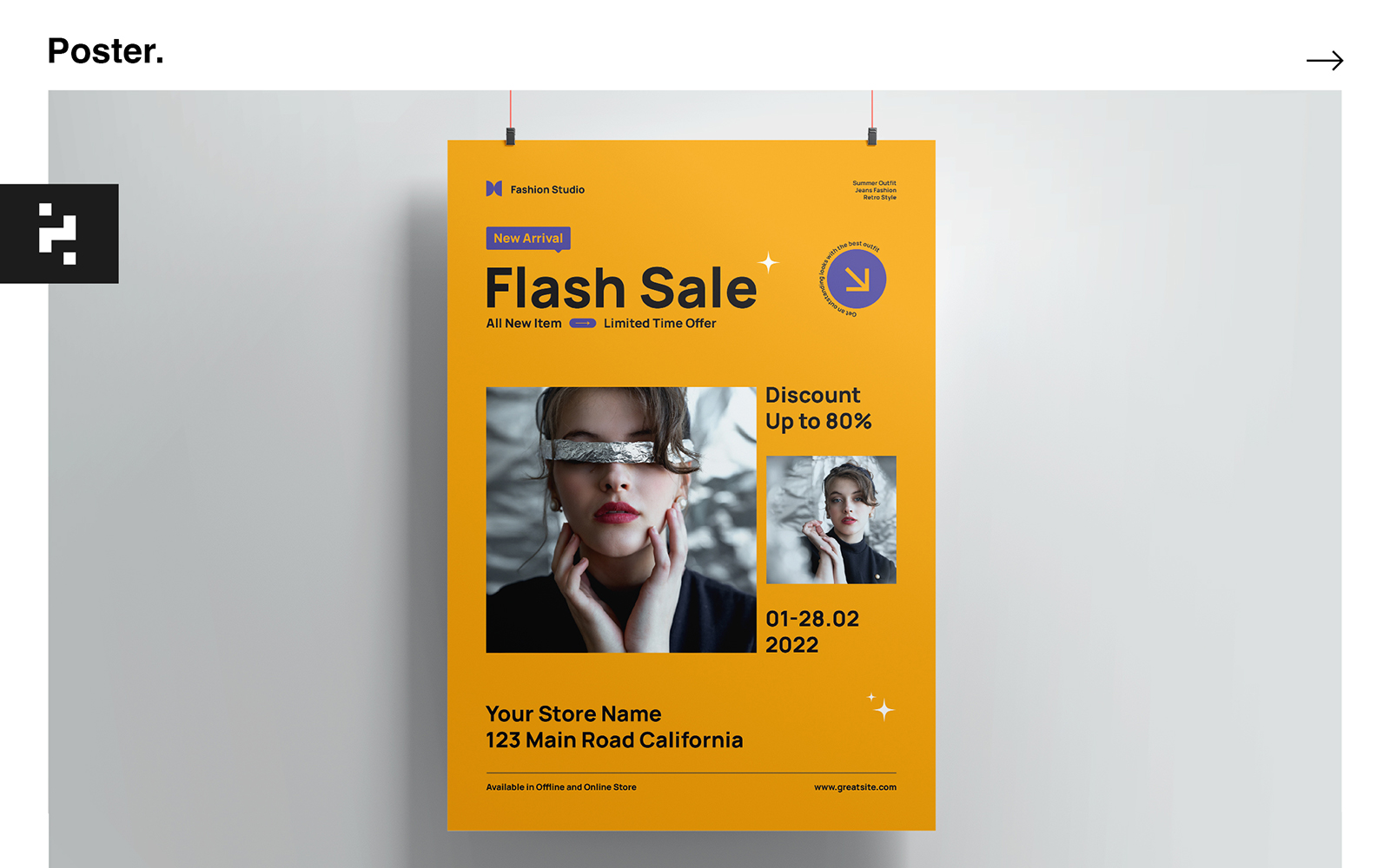 Flash Sale Poster Kit Template