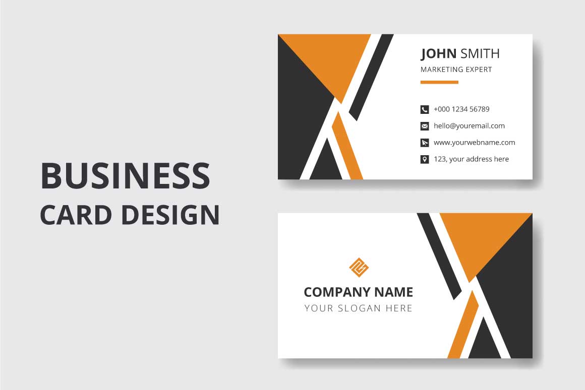 Marketing Business Card Design Template