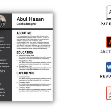 Resume Templatecover  225059