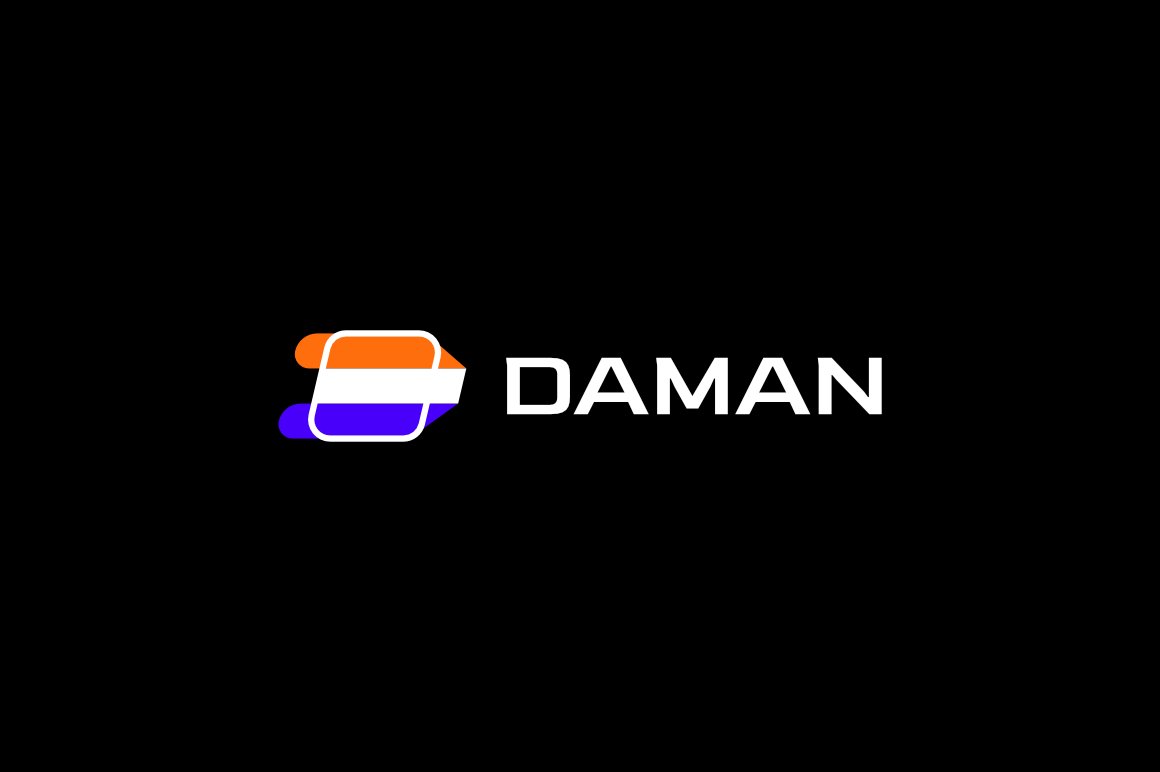 Dynamic Flat Letter D Logo