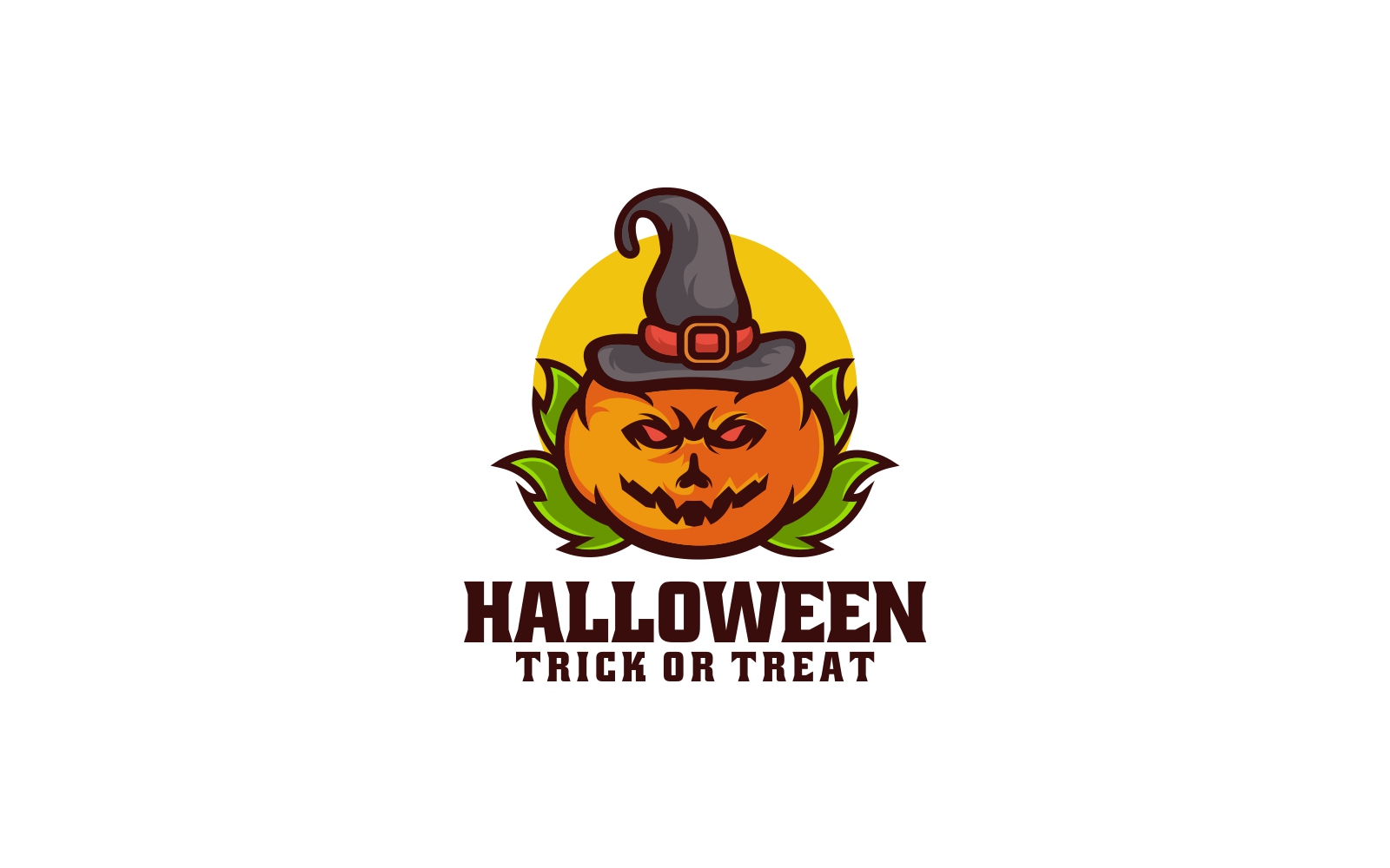 Halloween Simple Logo Style