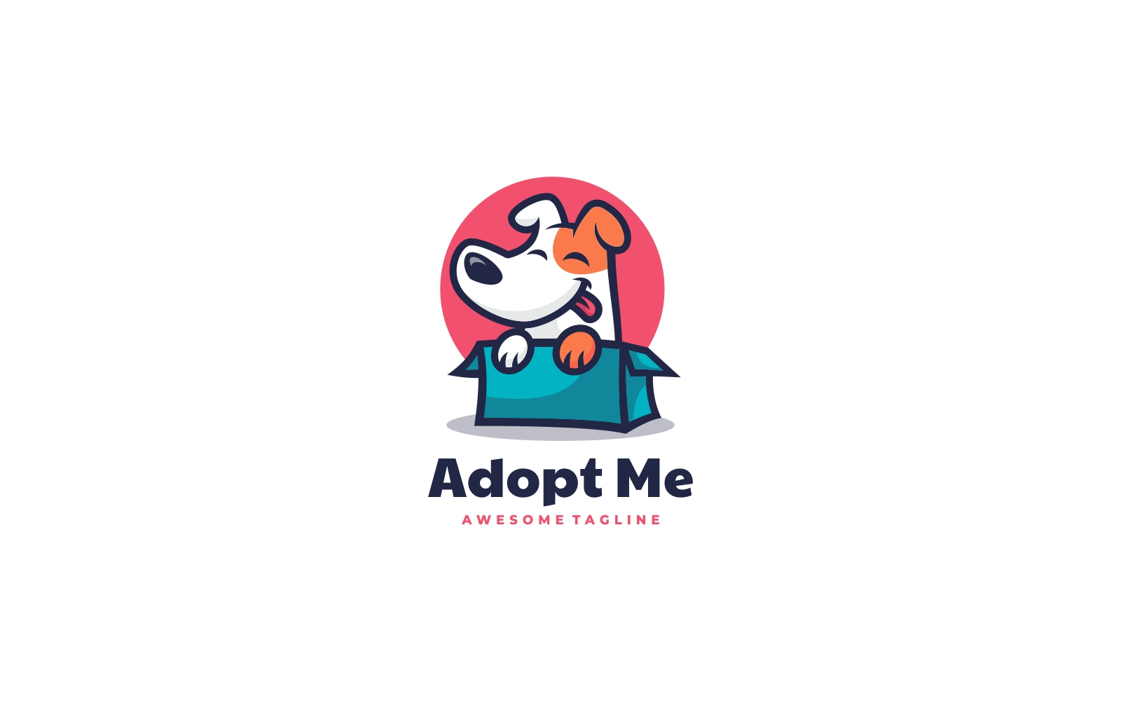 Adopt Me Cartoon Logo Style