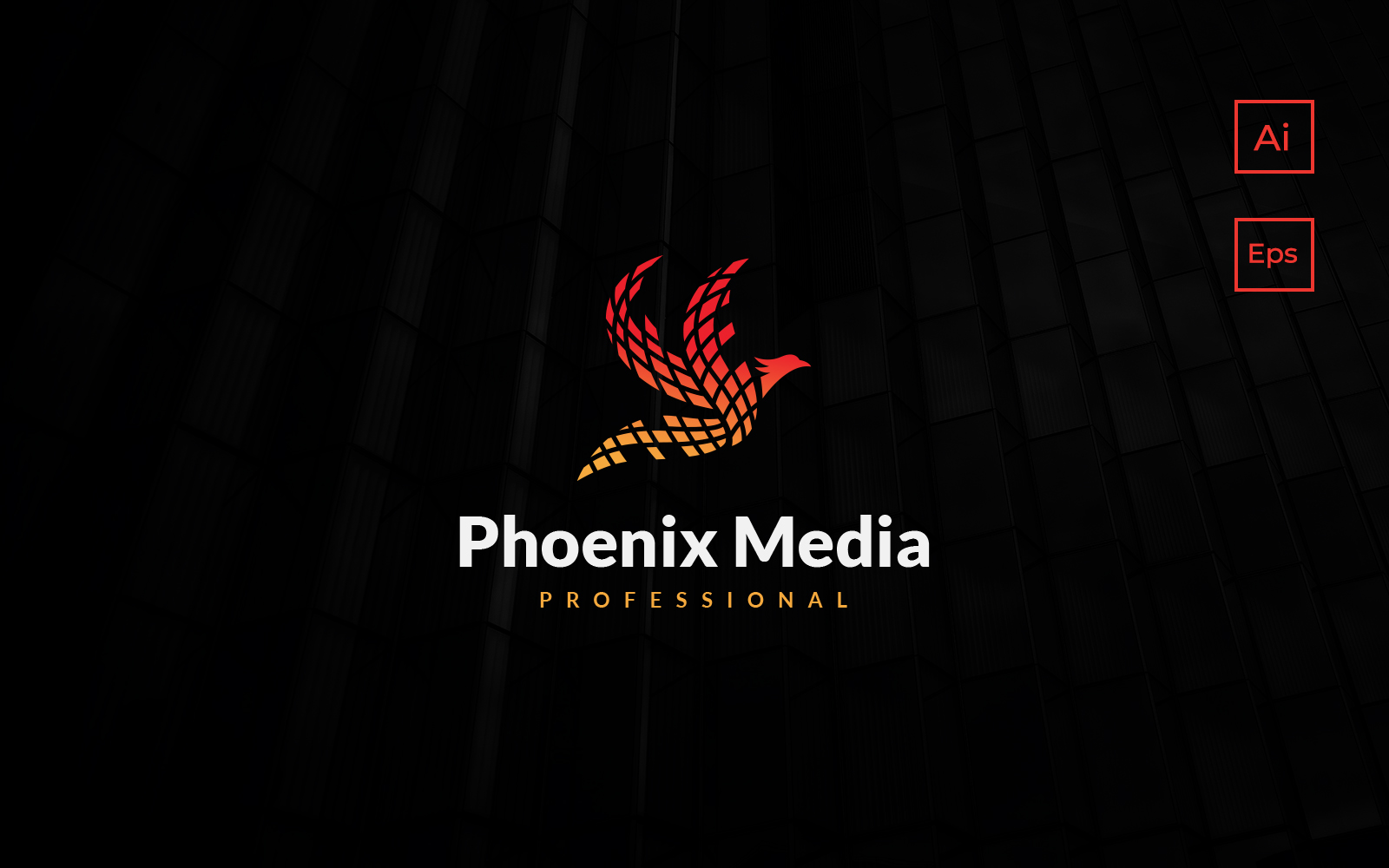 Creative Phoenix Media Technology Logo Template
