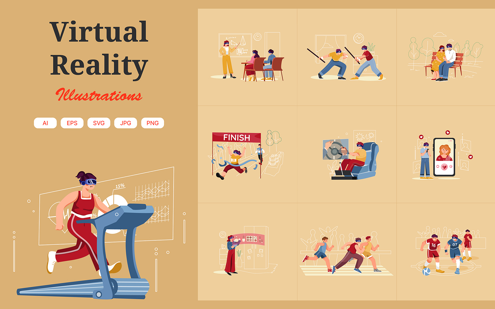 M391_Virtual Reality Illustration Pack