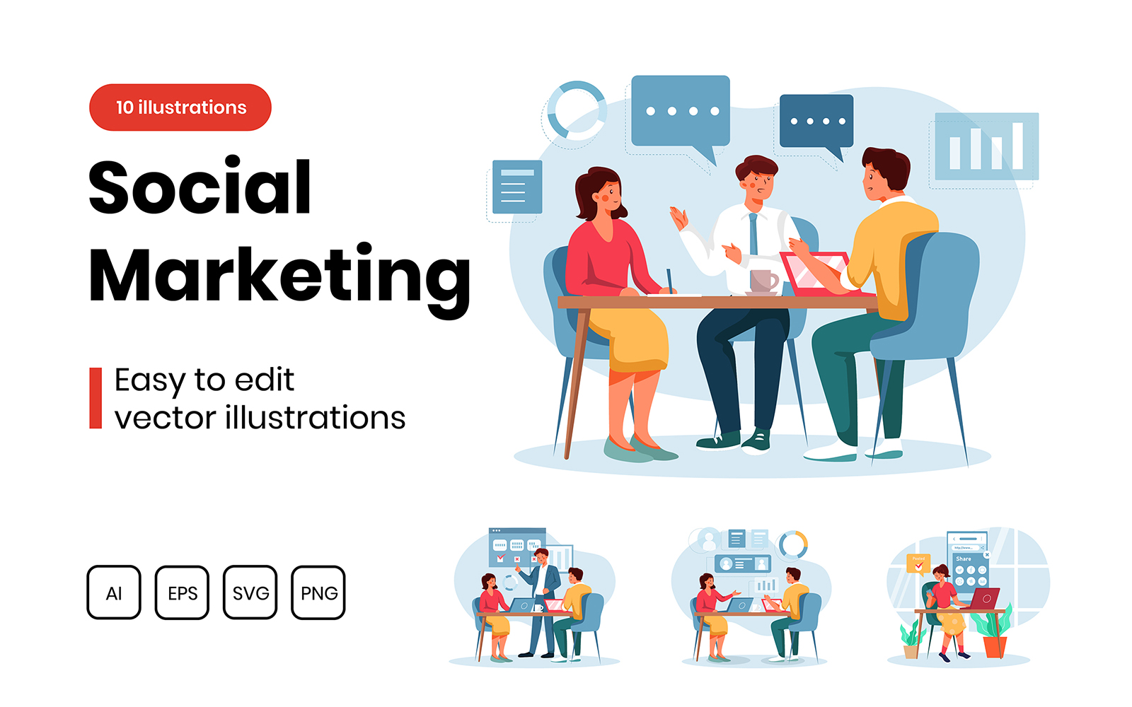 M299_Social Marketing Illustrations