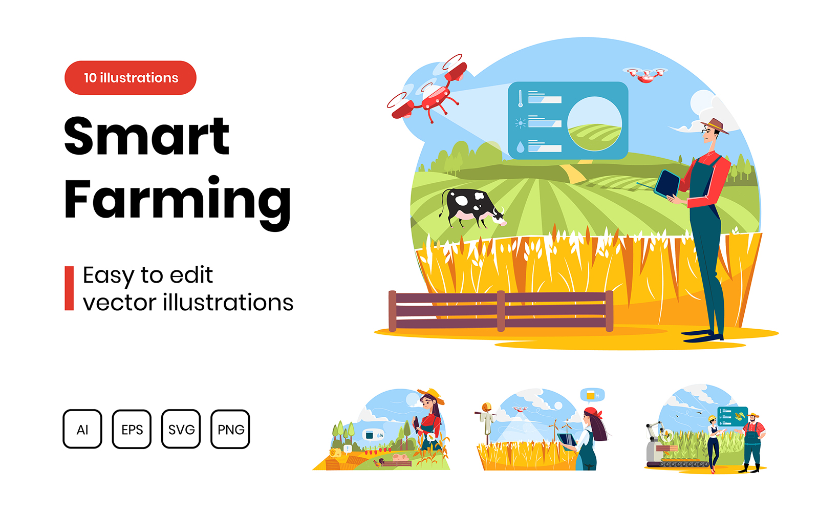 M326_Smart Farming Technology Illustrations