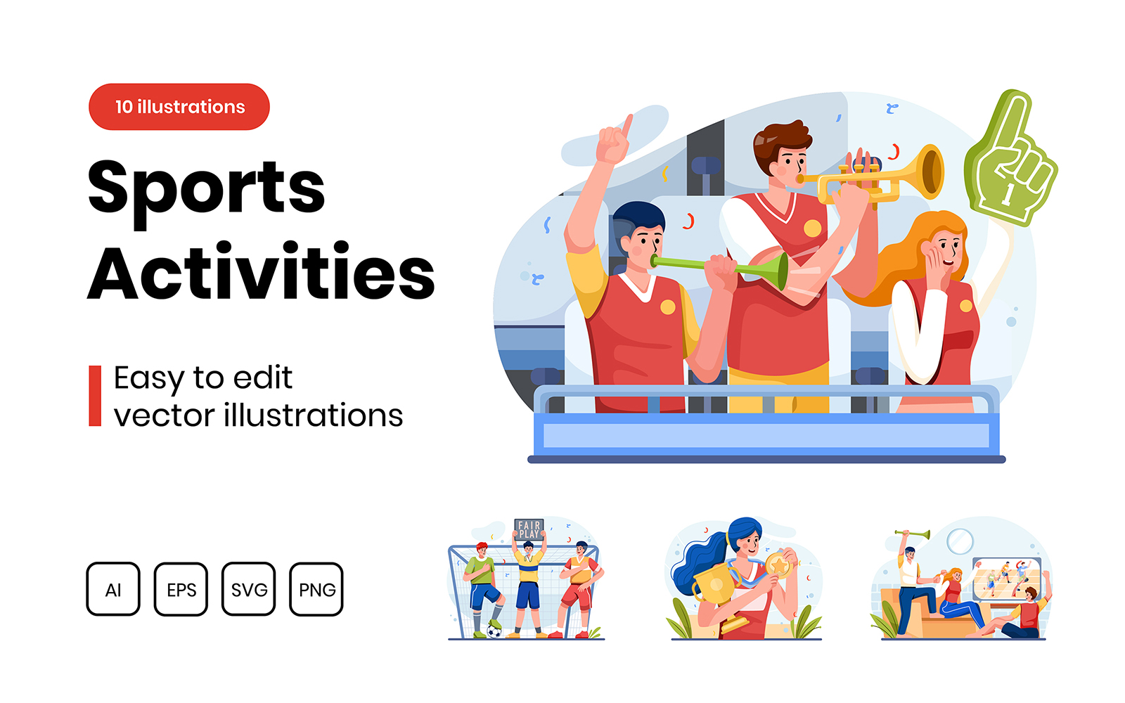 M325_Sports Activities Illustrations