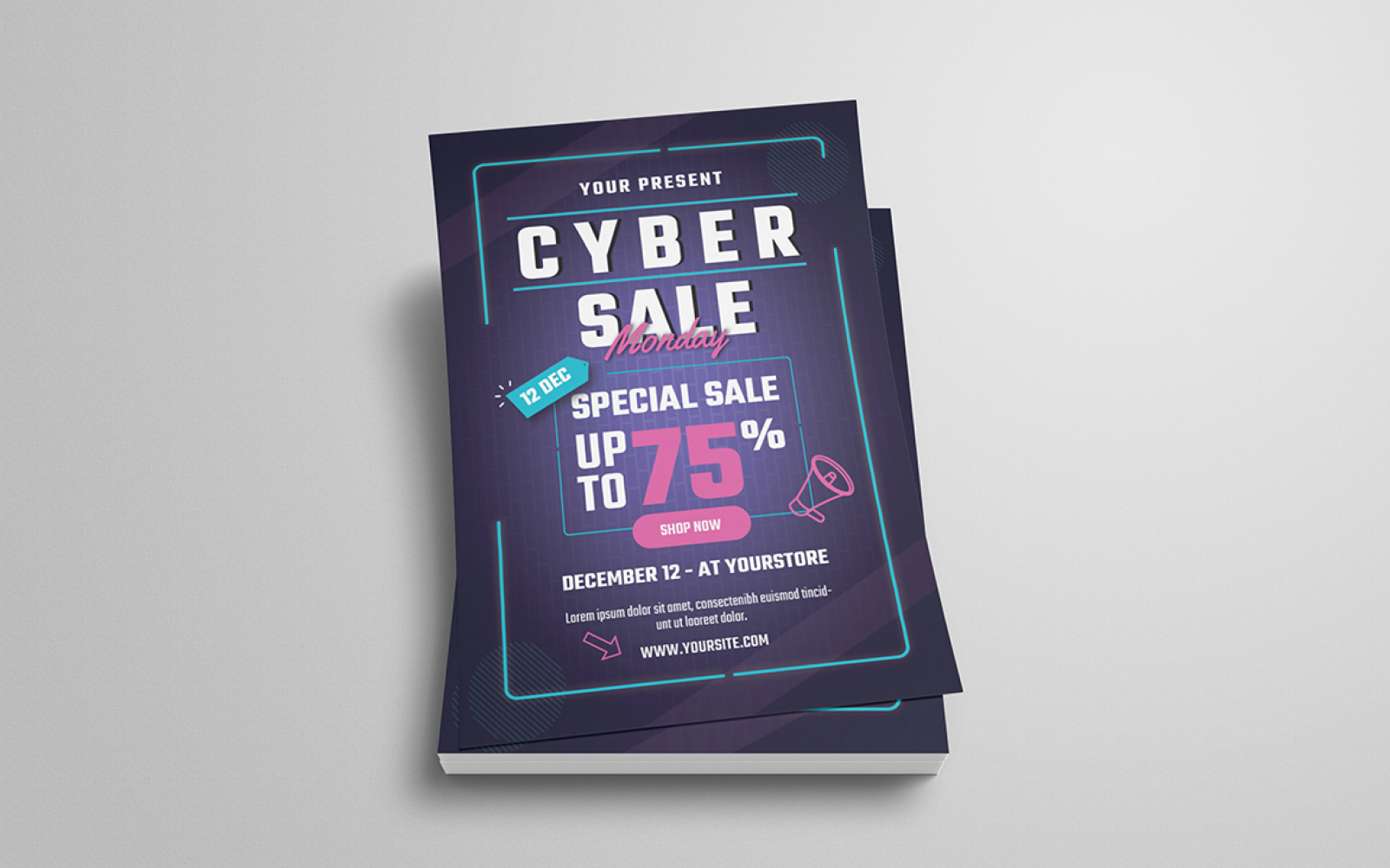 Cyber Monday Sale Template