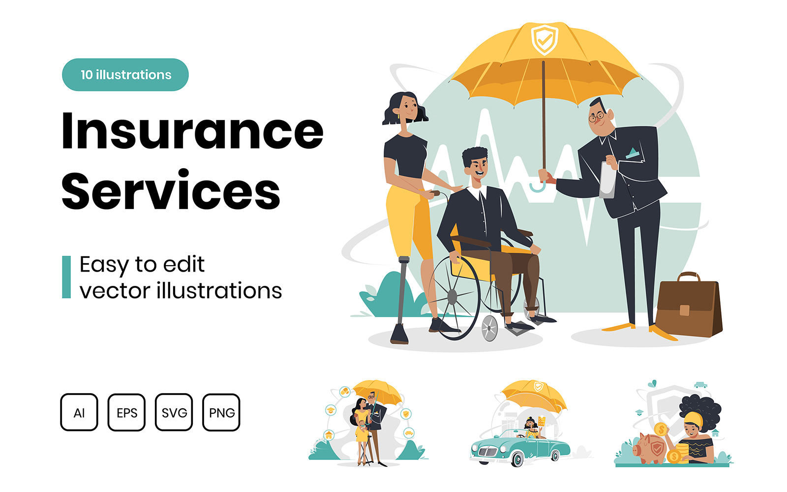 M314_Insurance Illustration Pack