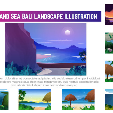 Beach Sea Illustrations Templates 225403