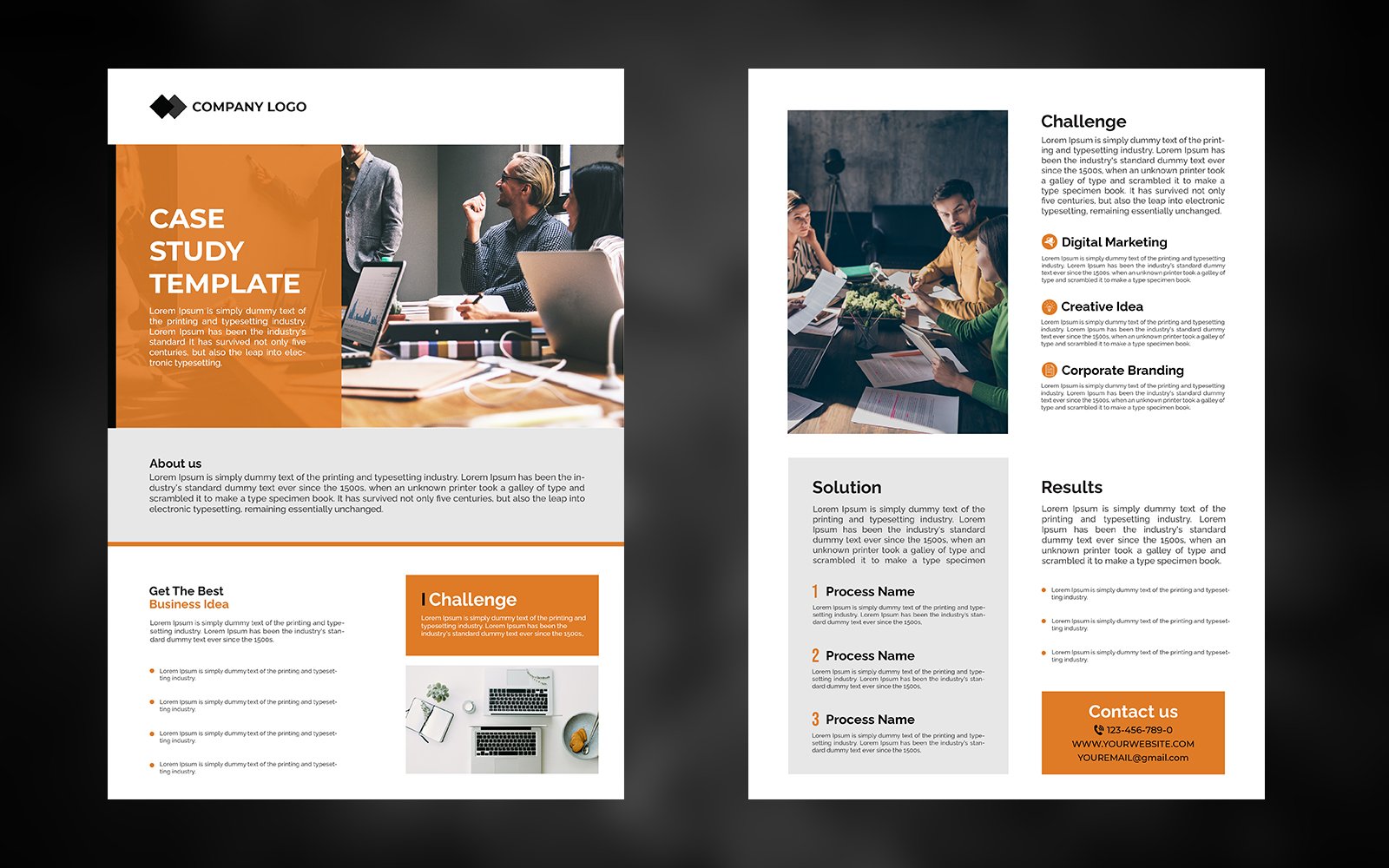 Professional Case Study Template V-1