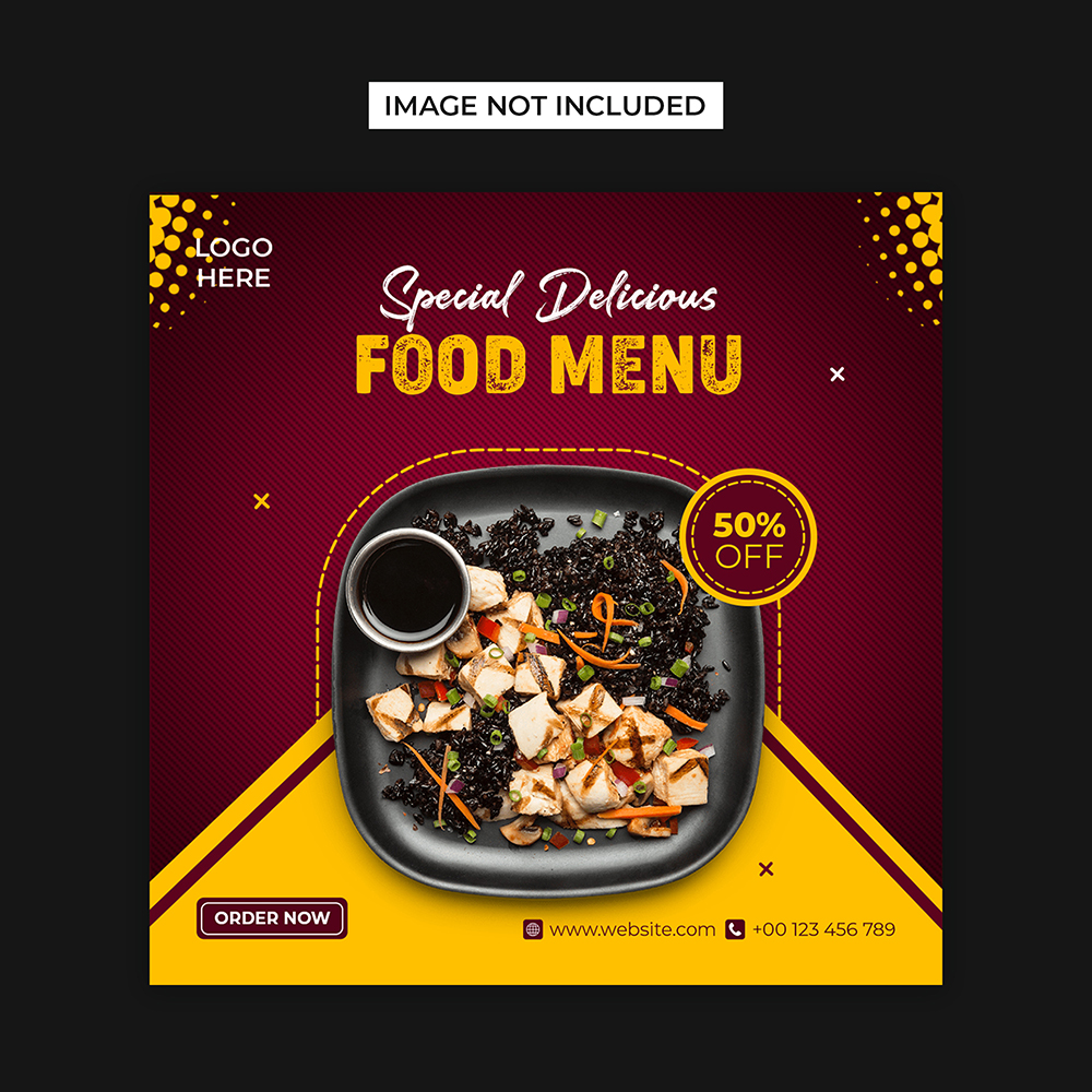 Food Discount Offer Template