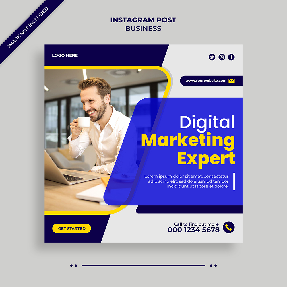 Digital Marketing Agency Post Design Template