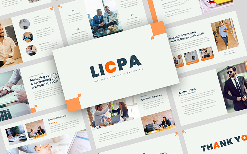 Licpa - Accountants Presentation Google Slides Template