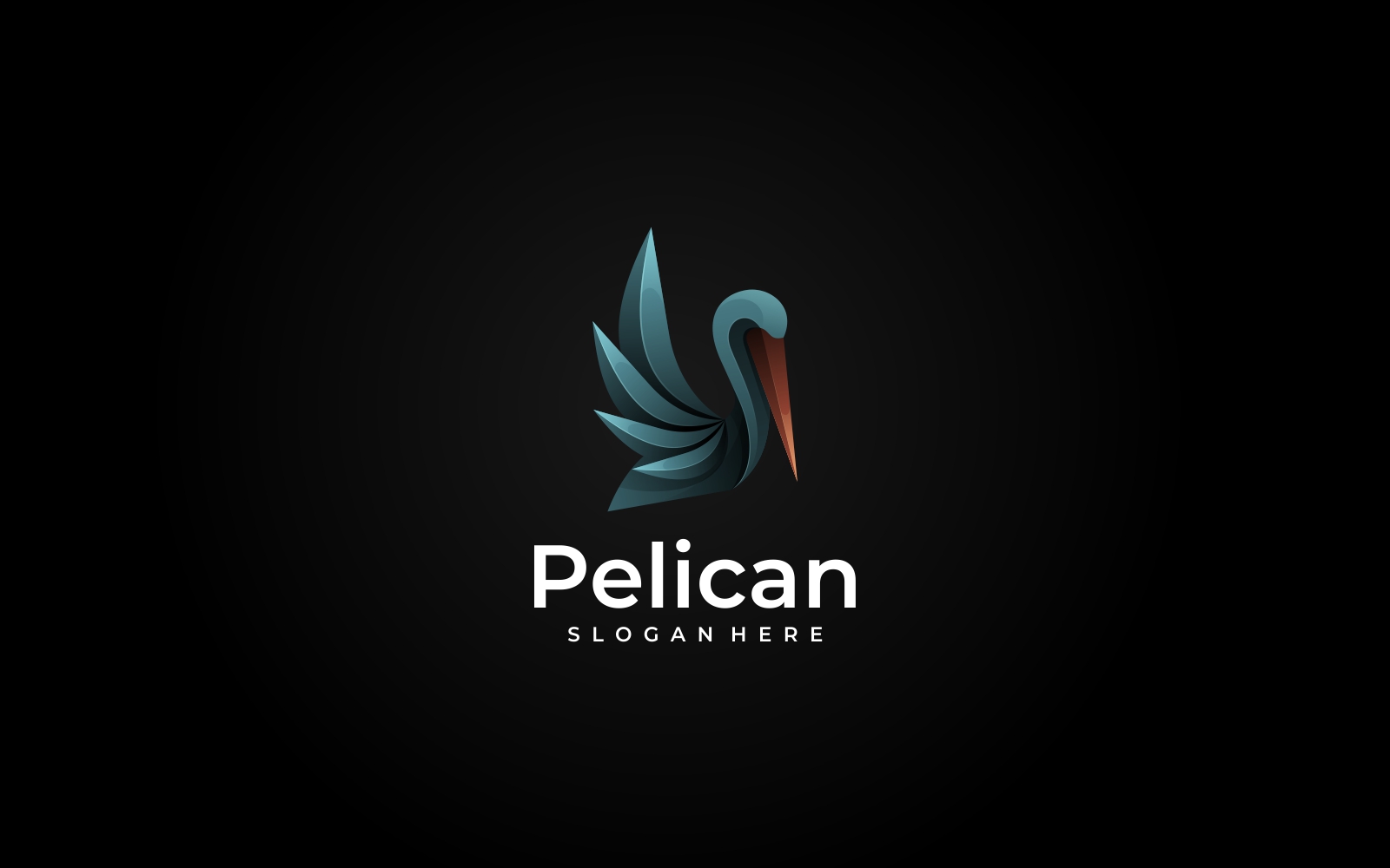 Pelican Gradient Logo Style