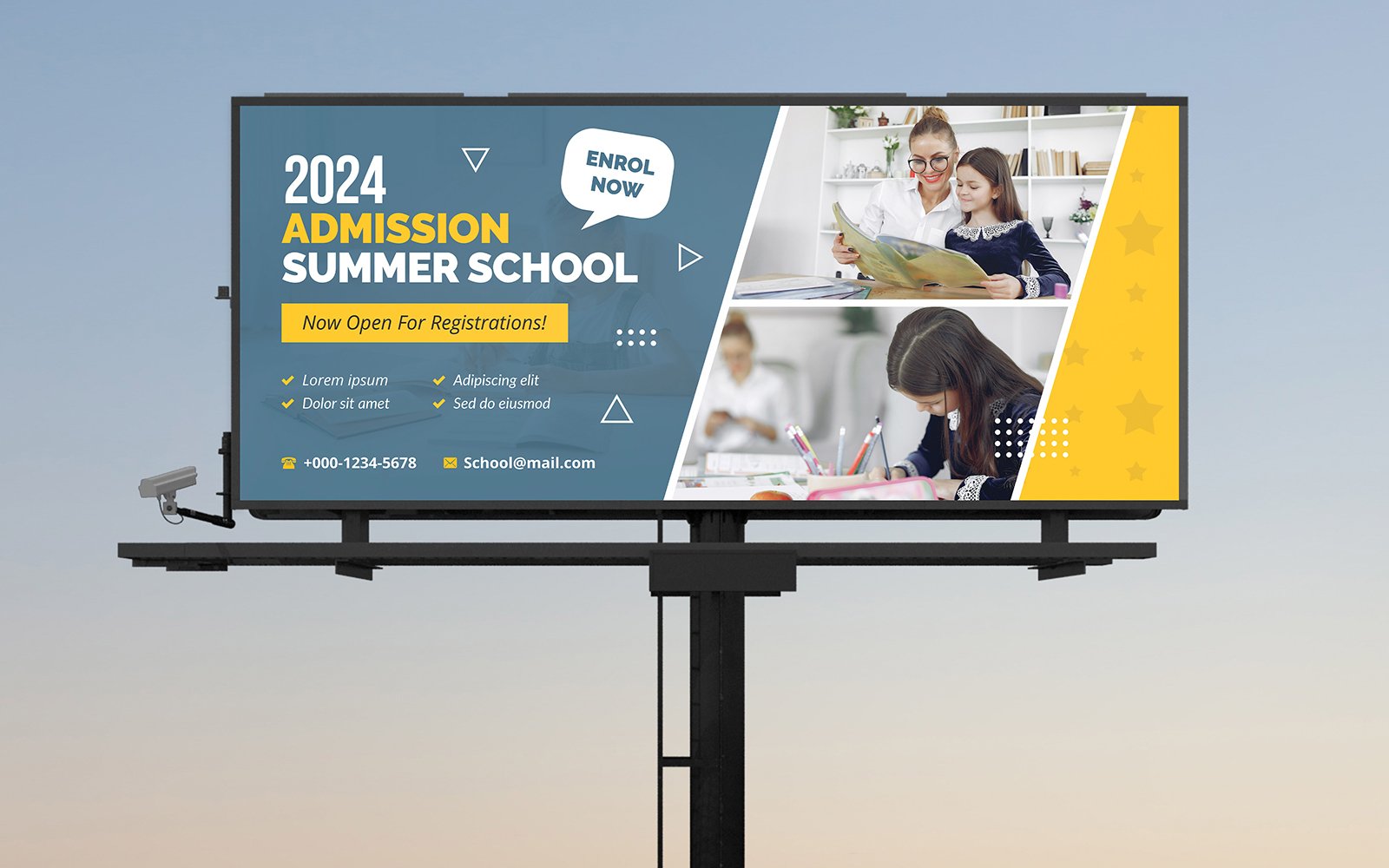 School Billboard Banner Templates