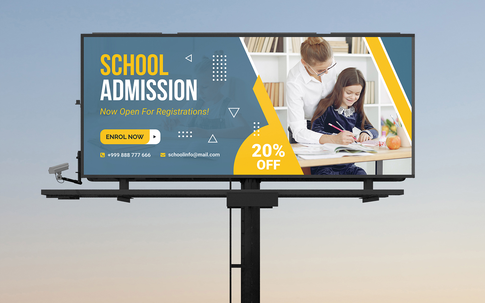 Creative School Billboard Banner Templates