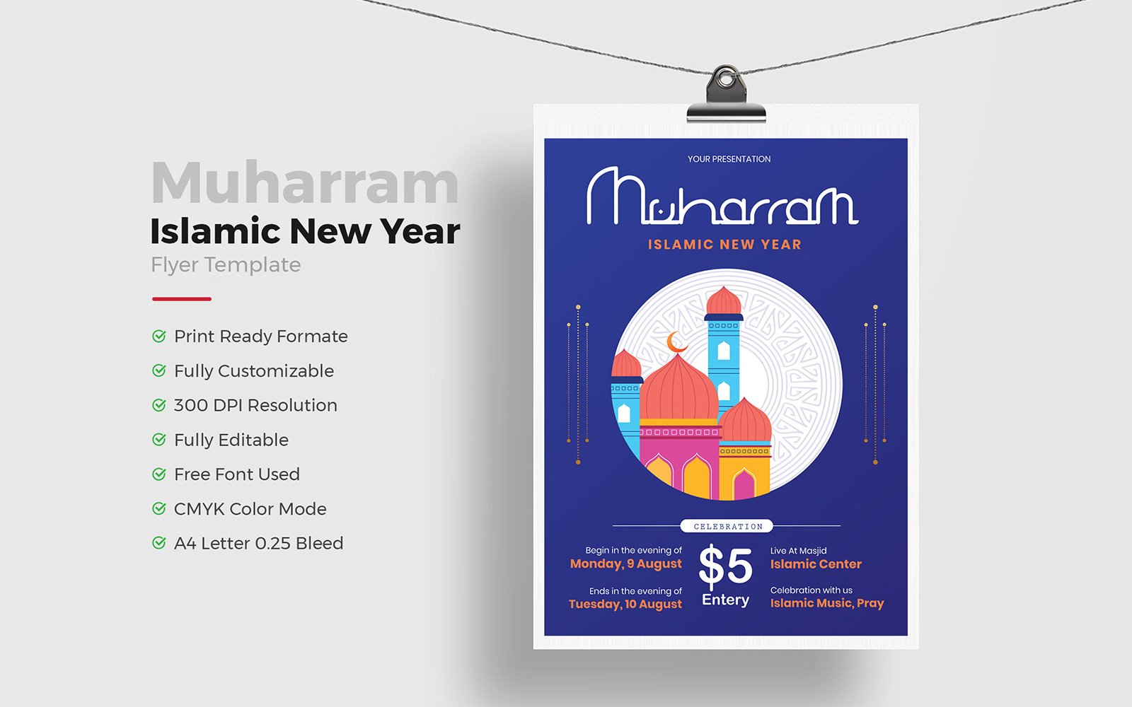 Muharram Islamic New Year Flyer